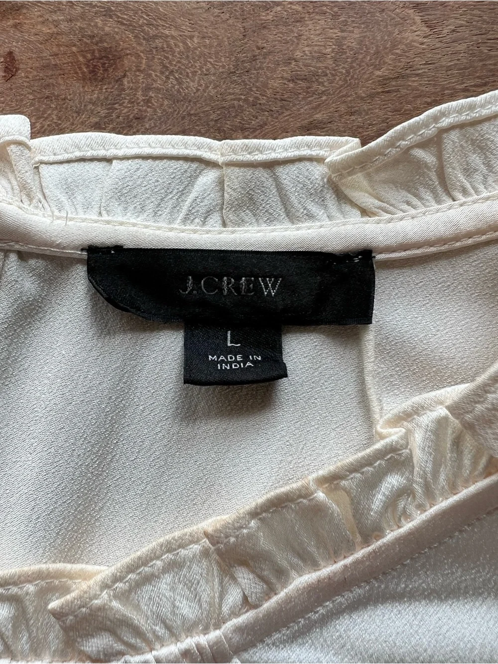J. Crew satin feel