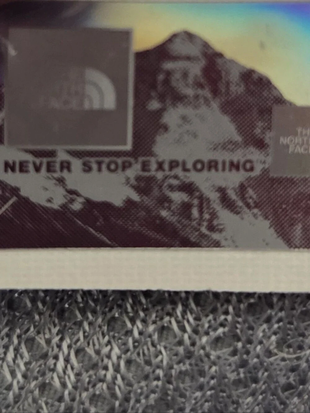 The North Face light gray