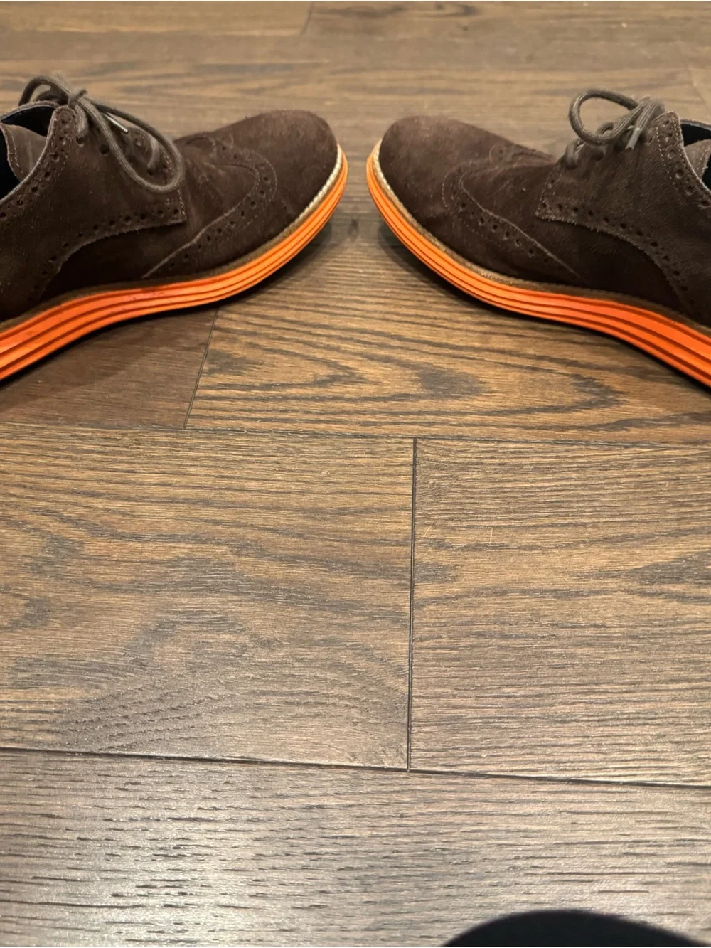 Cole Haan brown suede