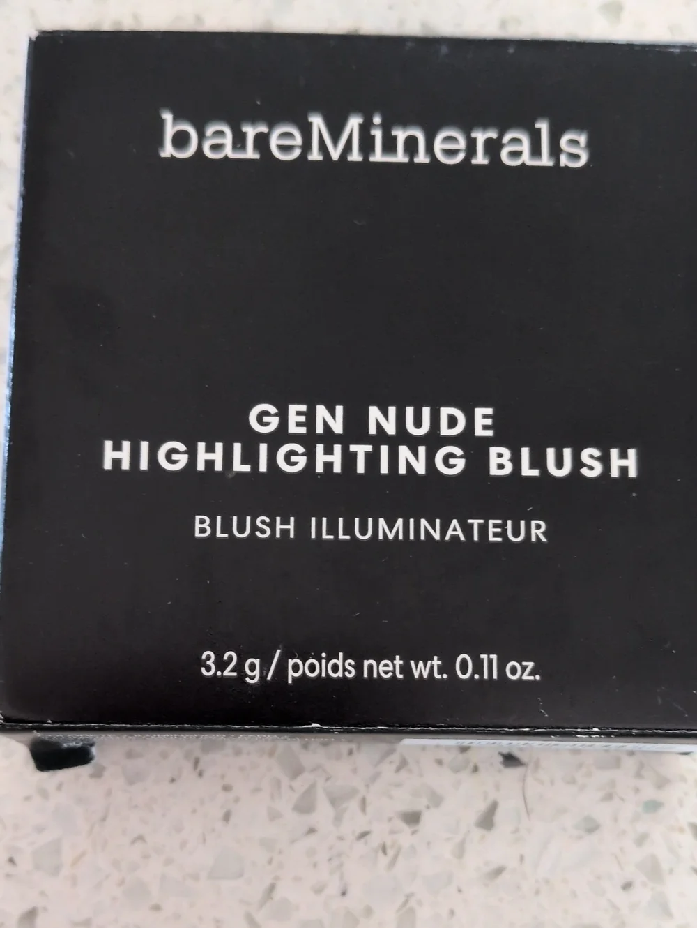 bareMinerals Gen Nude Highlighting Blush - Black and White Packaging
