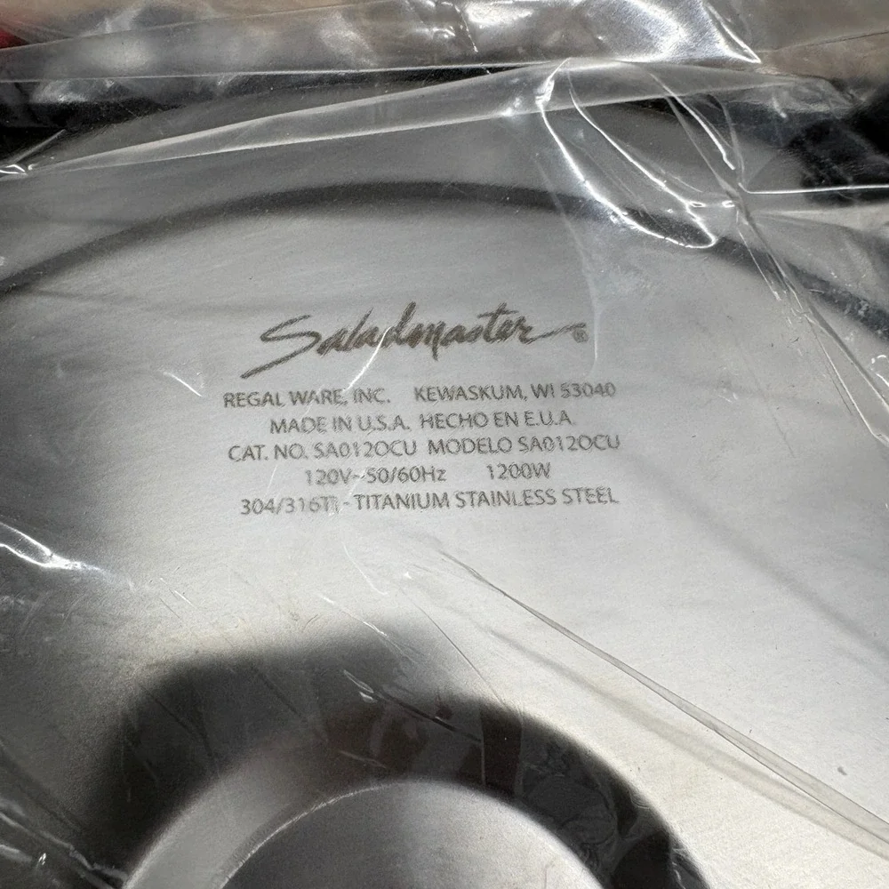 Saladmaster open box