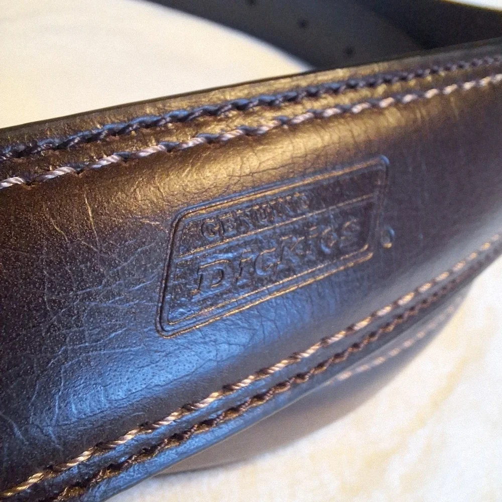 Dickies brown leather
