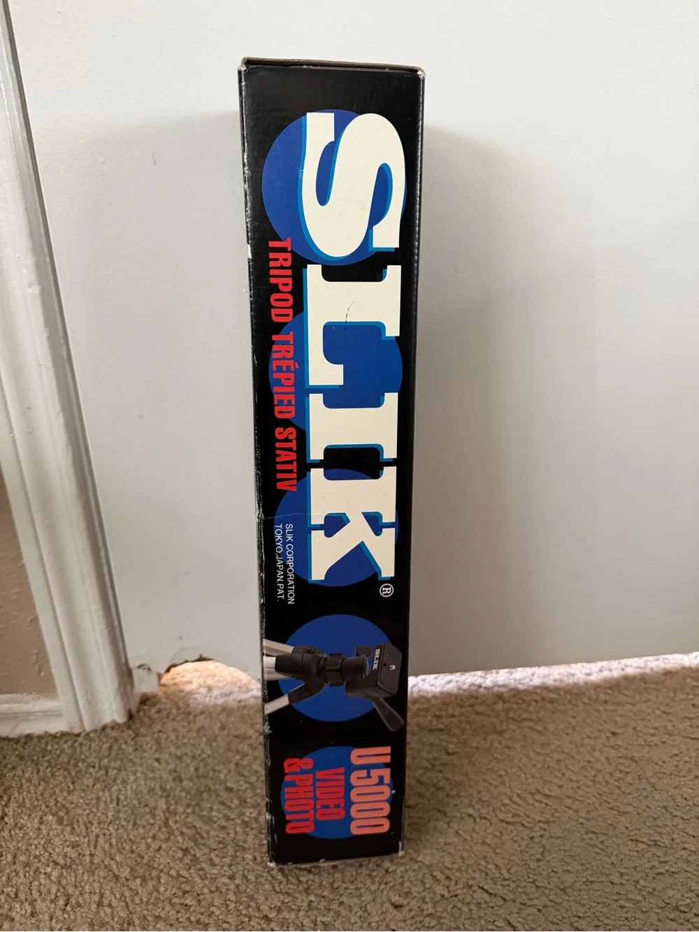 Slik U-5000 Video & Photo Tripod in Black NEW