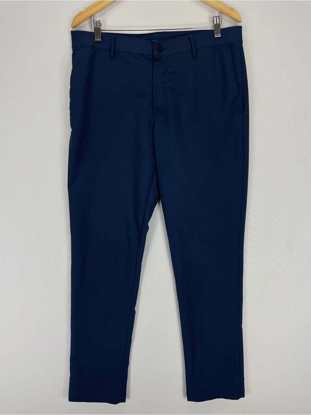 Banana Republic Performance Pants Men’s 34x32 Navy Blue Athletic Straight Chino