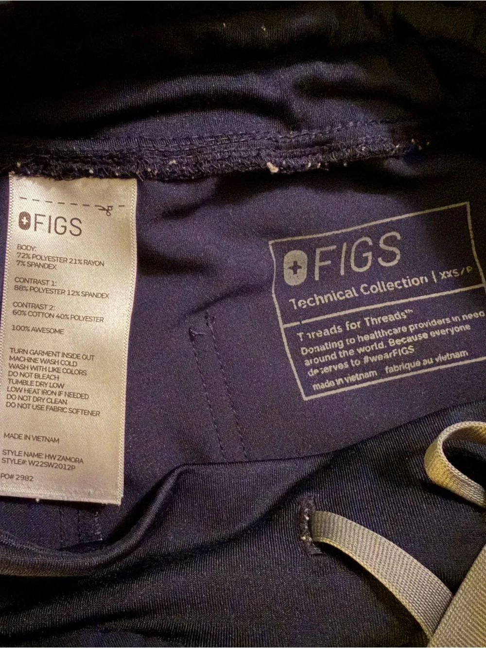 Figs classic navy