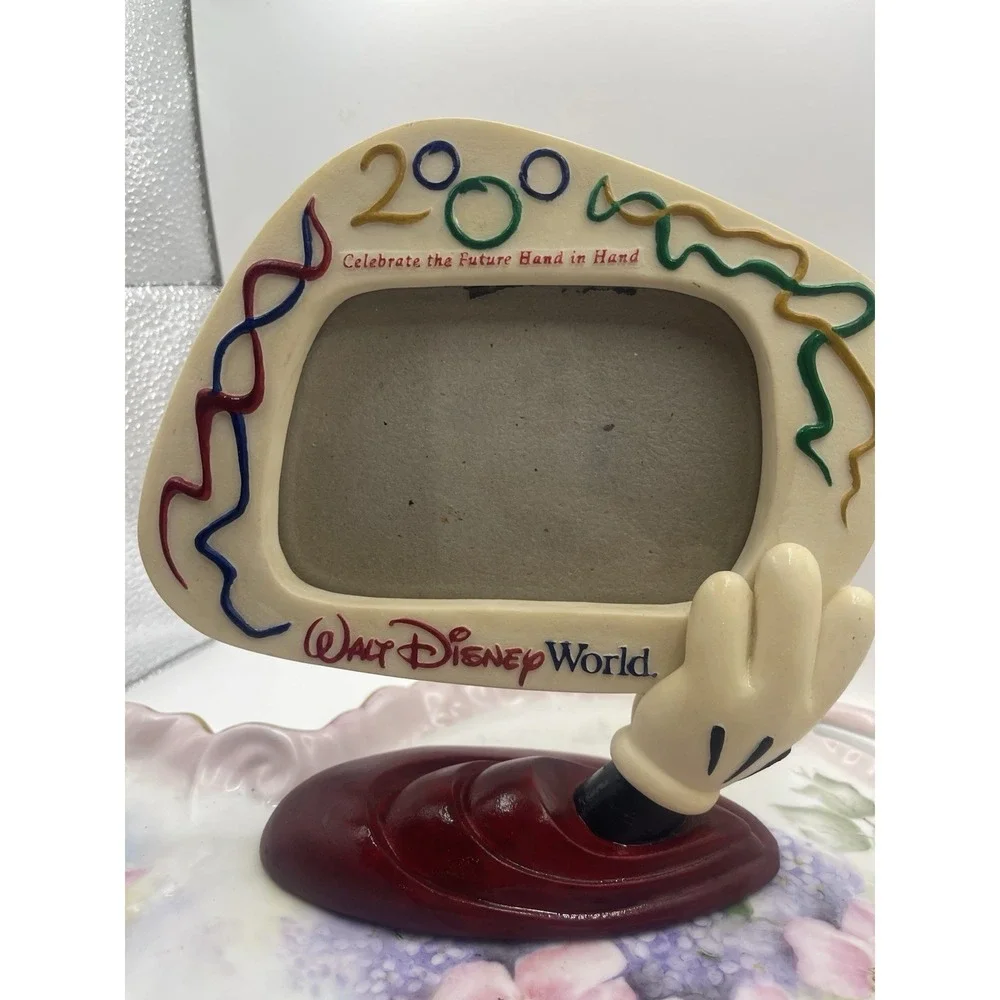 Walt Disney World 2000 Celebrate The Future Hand in Hand Picture Frame