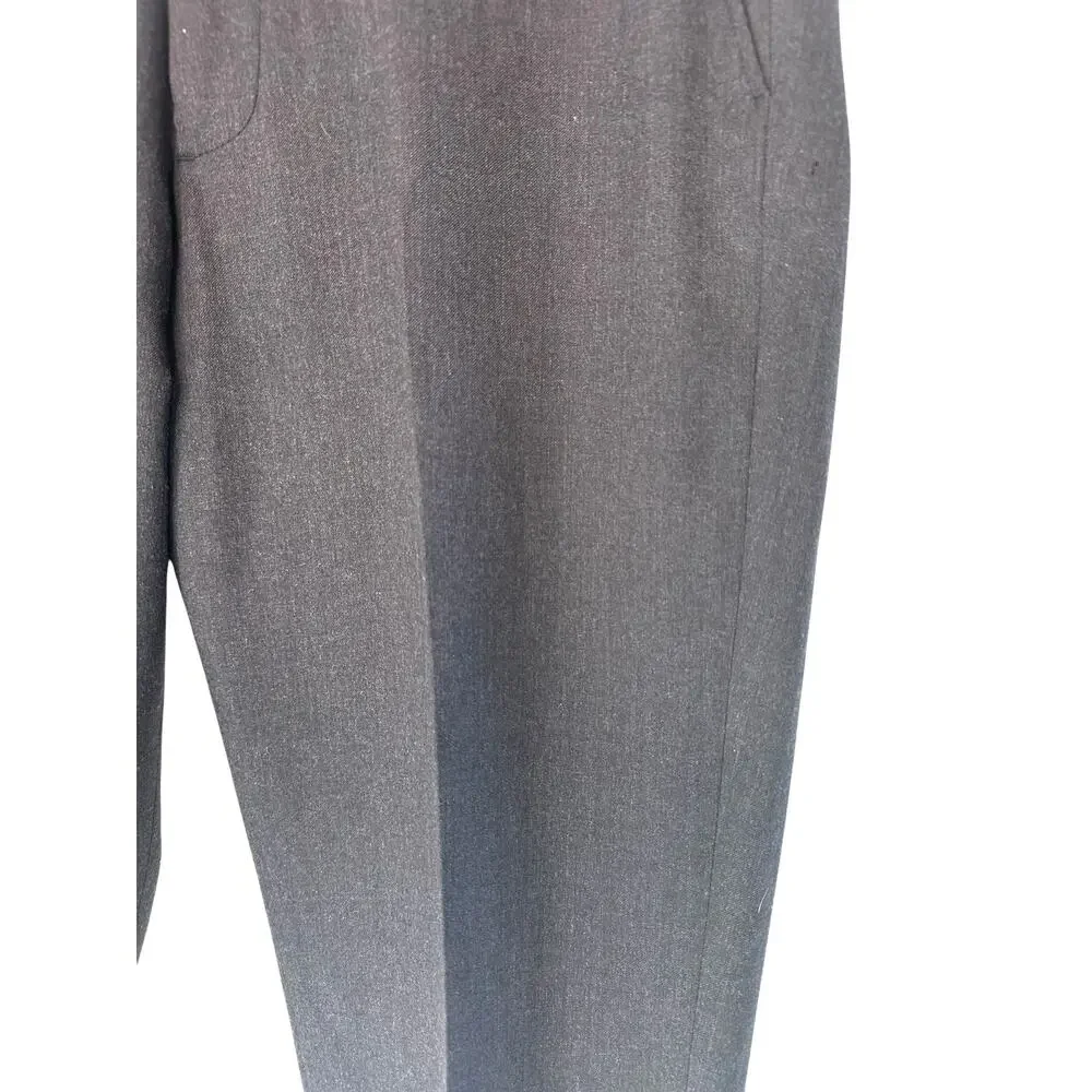 J.Crew Men's Charcoal Gray Work Bedford Straight Leg Dress Pants Size 33‎ x 32