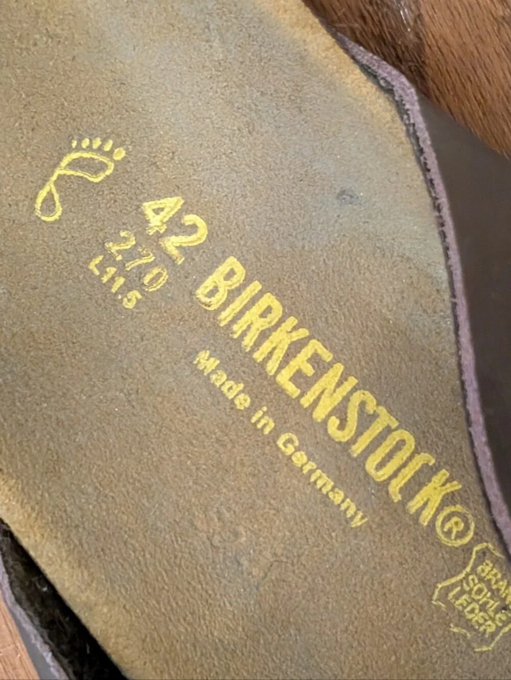 Birkenstock yara oiled