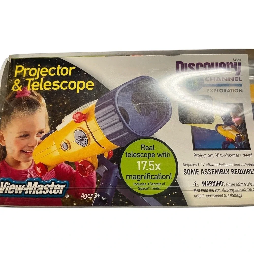 View-Master Discovery Channel Exploration Projector‎ Telescope 3 Space
