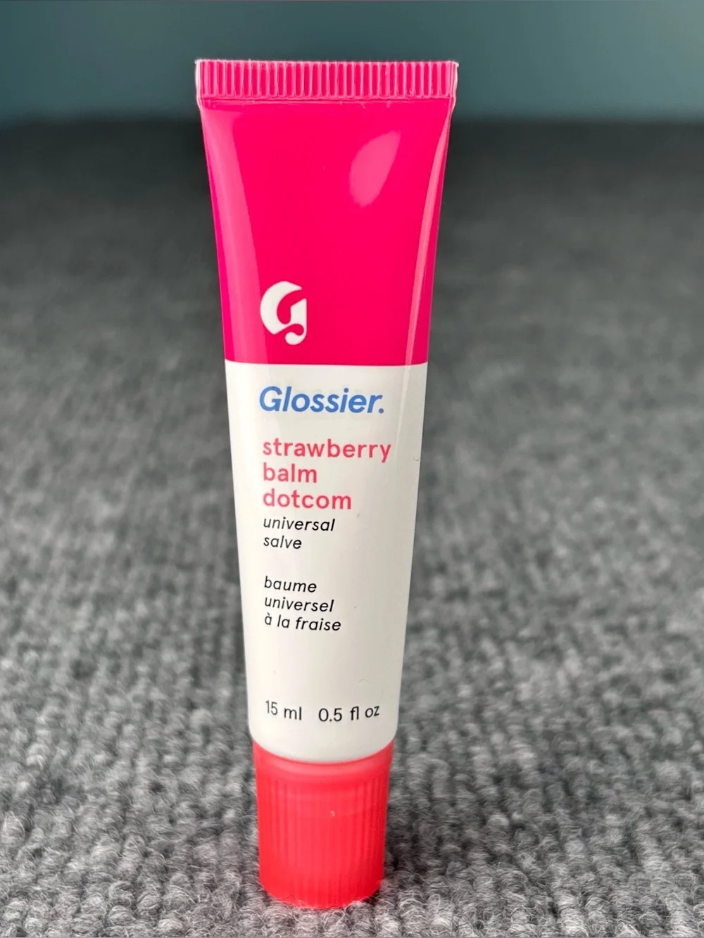 Glossier Strawberry 🍓 Balm DotCom Universal Salve Lip Balm Full Size 0.5oz 15ml
