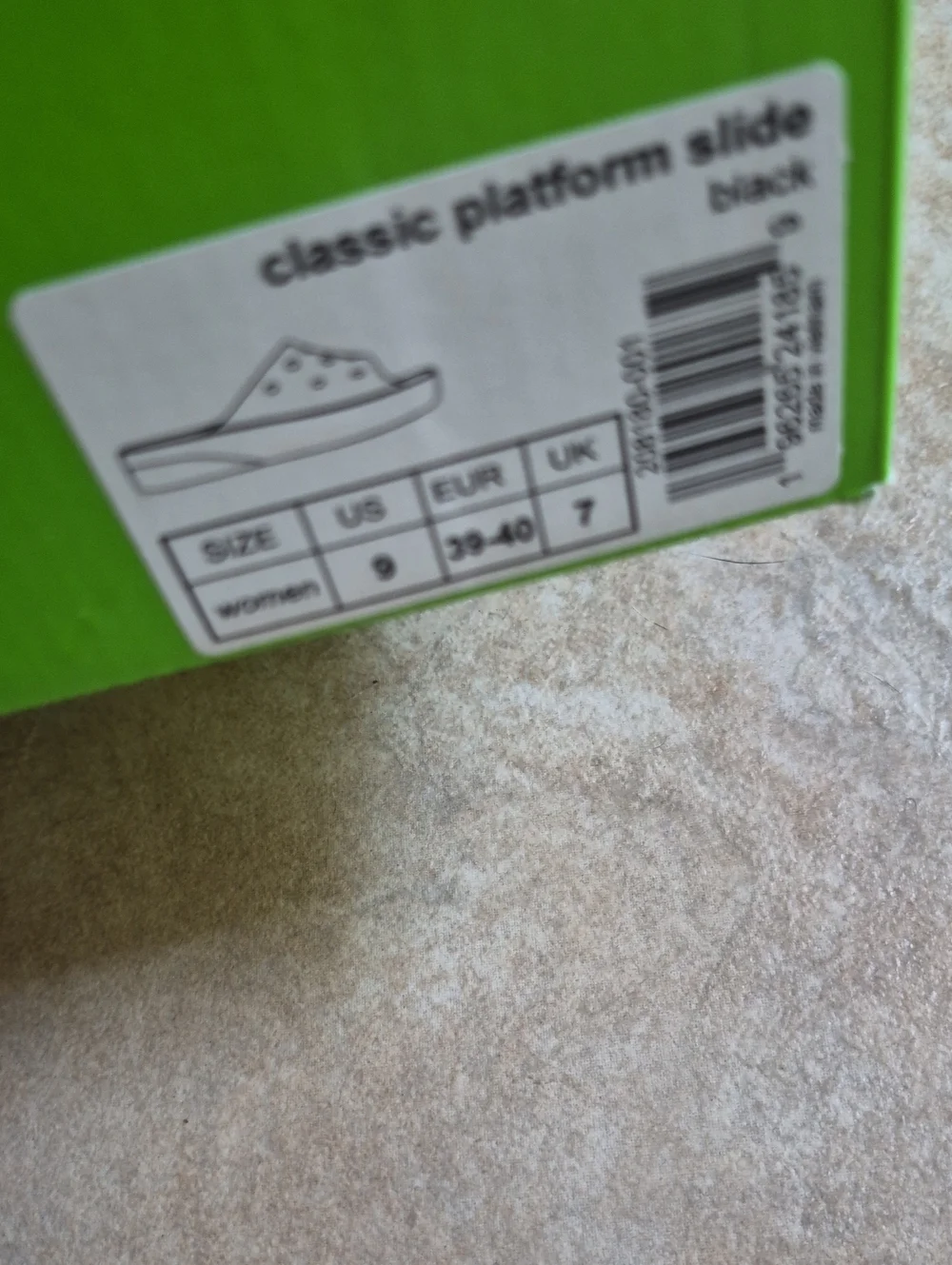 CROCS size woman