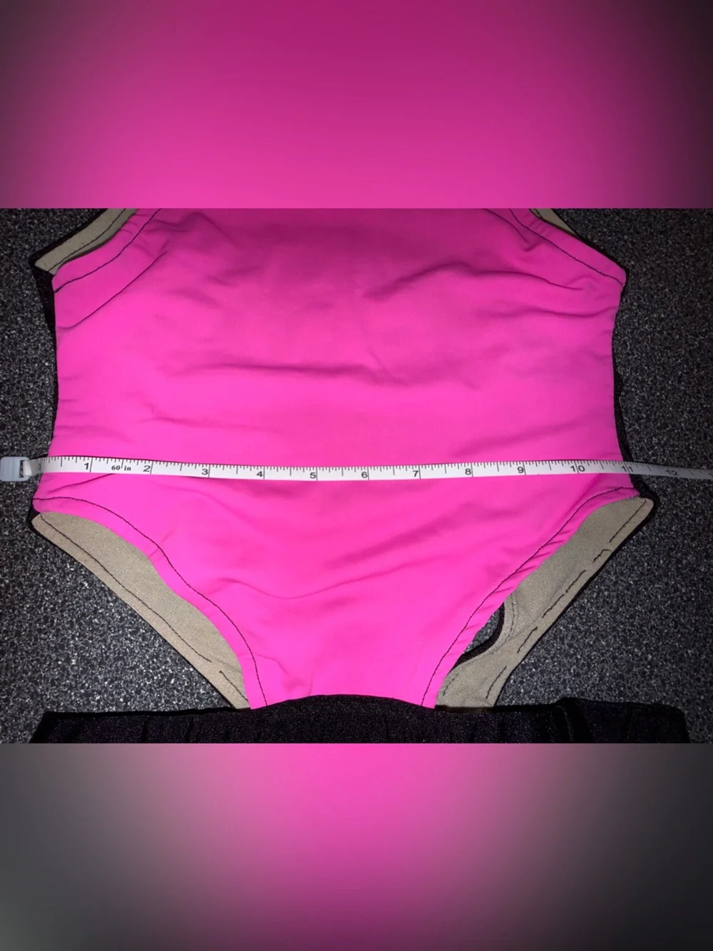 Kandi Kouture Hot Pink One Piece Dance Leotard Size Child Medium
