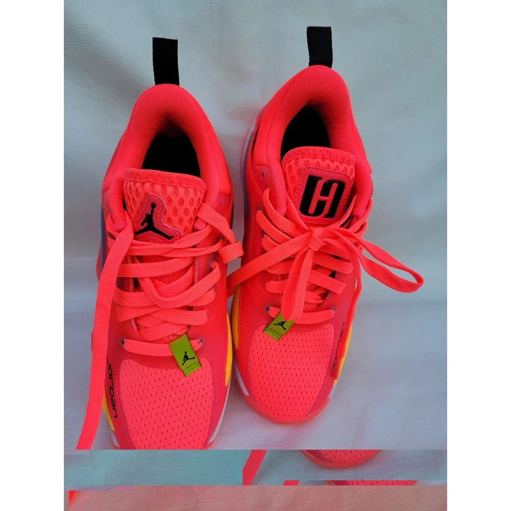 Nike Jordan Heir Series Size 5.5 Neon Pink Orange Shoes FZ2471-601 Brand New