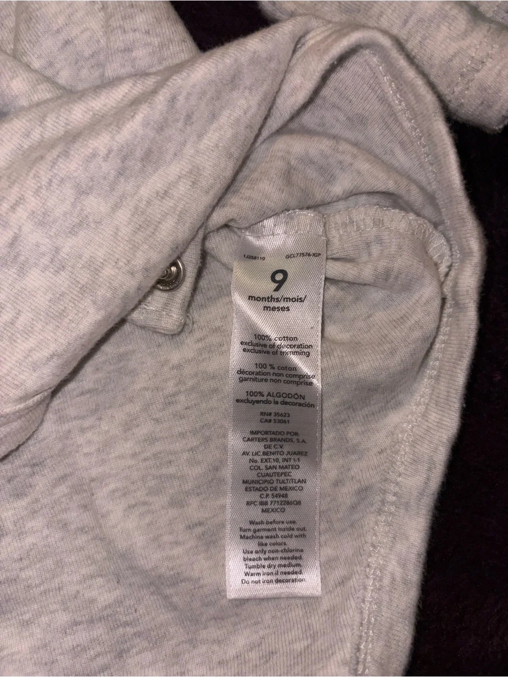Carters bow girl long