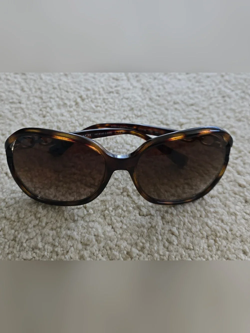 Coach Women’s Tortoiseshell Sunglasses - Brown Lenses