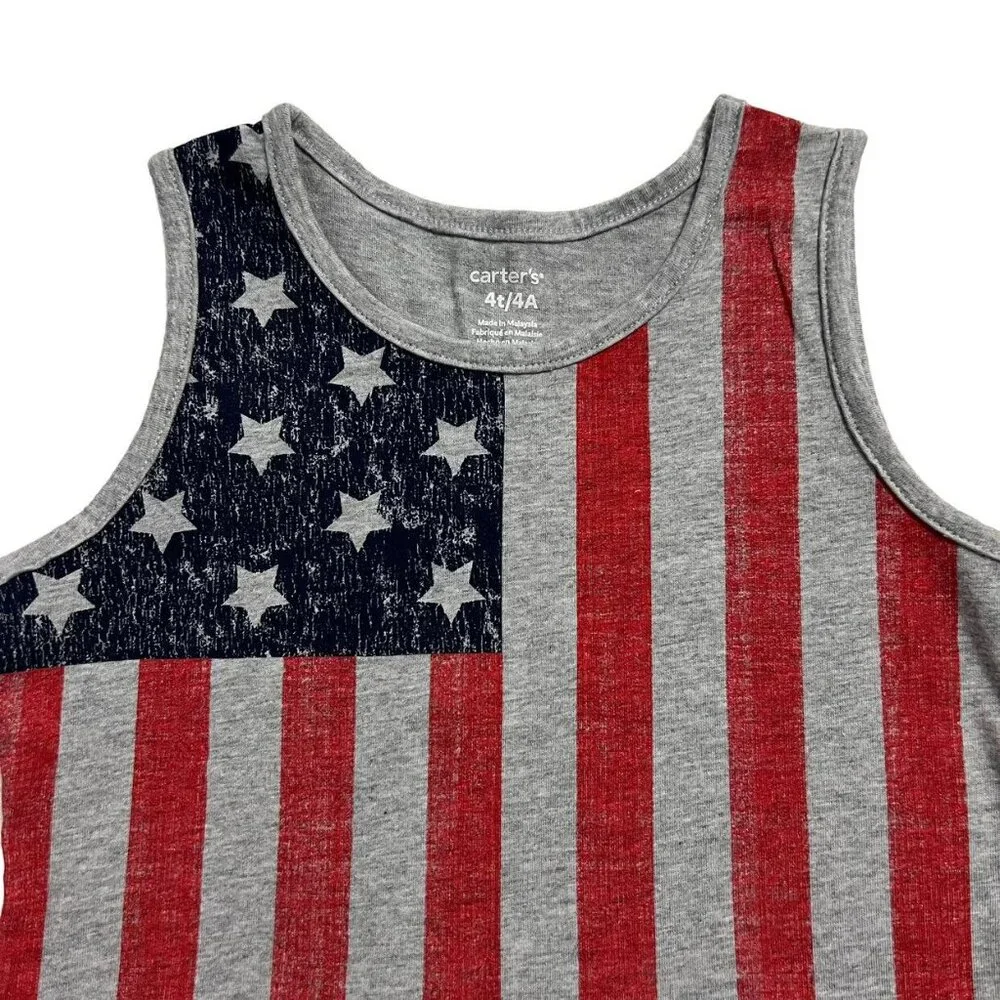 Carter's 4T Patriotic American Flag Tank Top