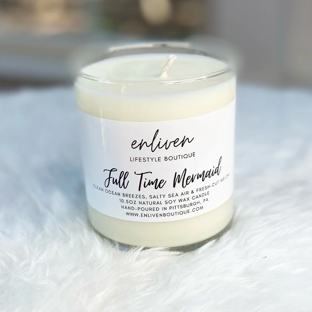Full Time Mermaid Soy Candle