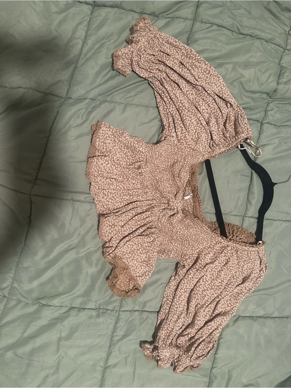 Free People ruffle babydoll light