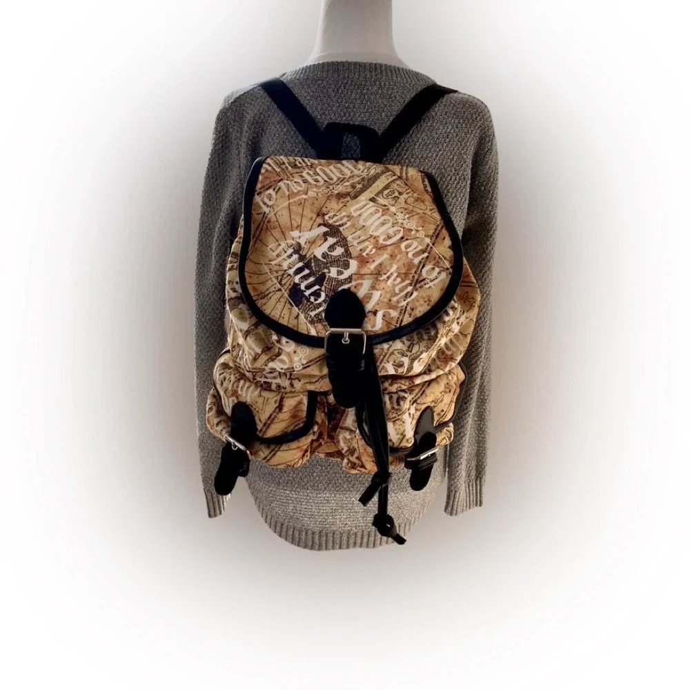 Happy Potter Backpack. I Swear That I Am Up to No Good. The‎ Marauder's Map