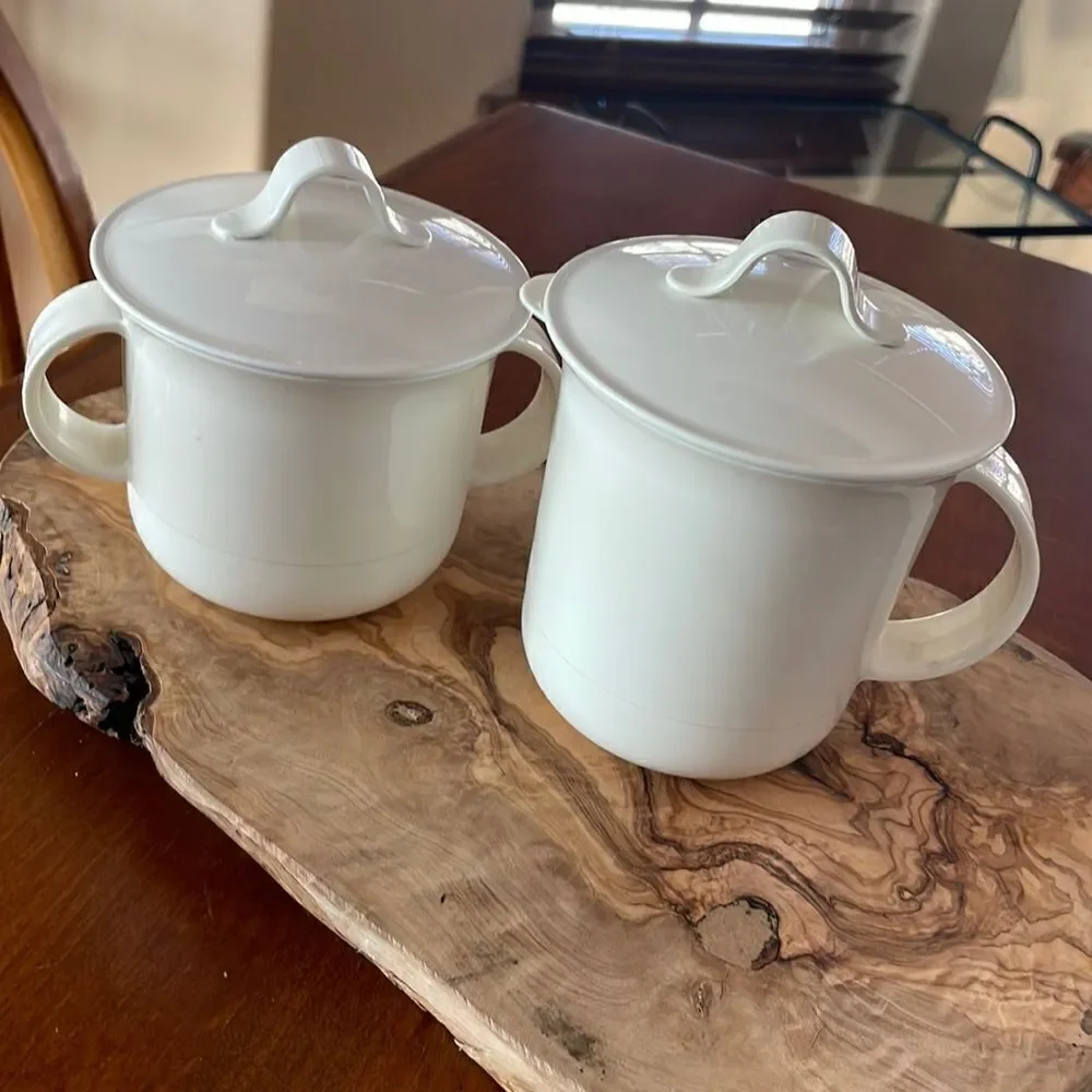 Vintage Tupperware Creamer & Sugar Set