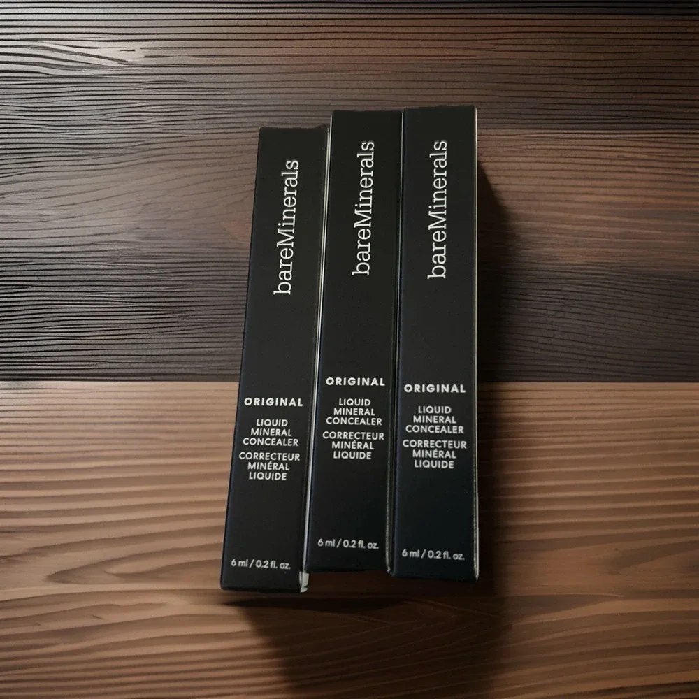 BARE MINERALS ~ ORIGINAL LIQUID‎ MINERAL CONCEALER ~ DARK 5N 0.2 OZ Lot Of THREE
