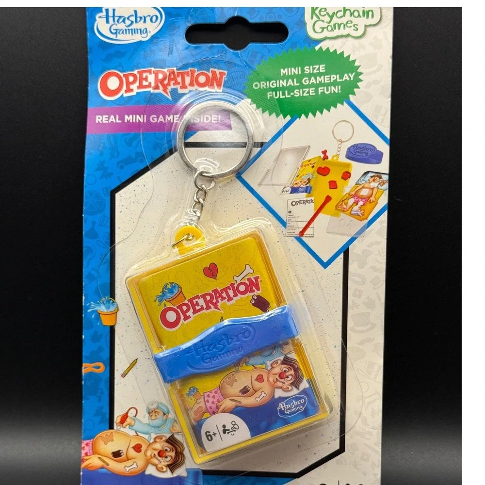 Hasbro Gaming Operation Keychain‎ Mini Game Nostalgia Toy Gift New