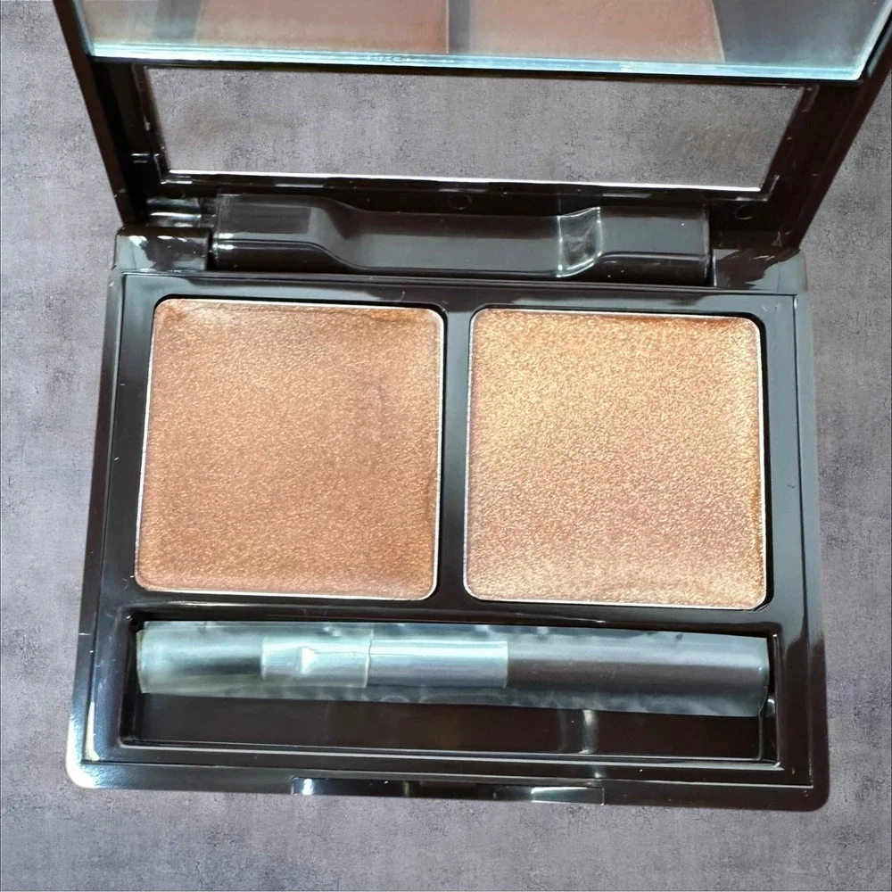 Mary Kay Lip Color Duo Bronze Amber 012749 New Shimmer Cream‎ Palette Brush