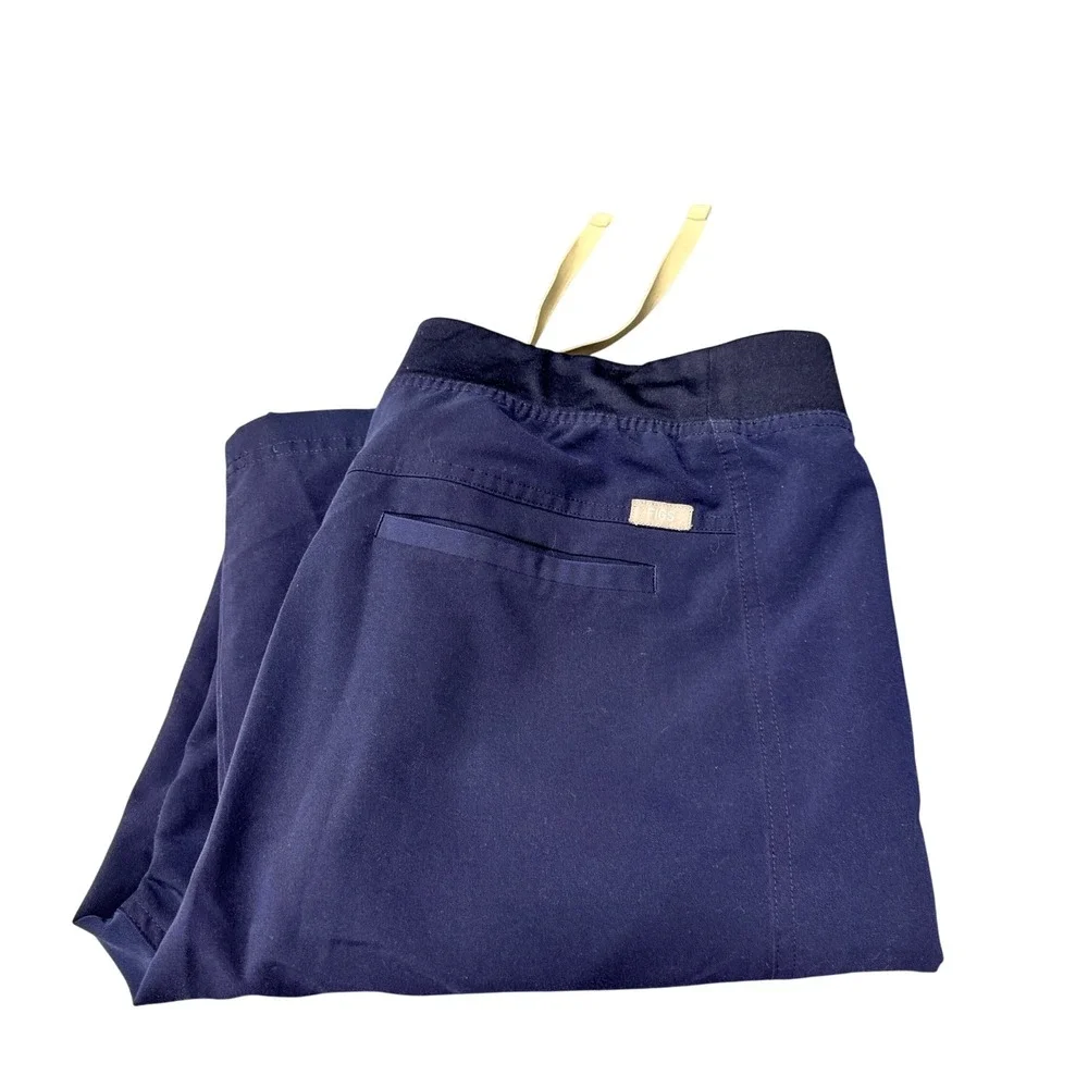 FIGS Axim Scrub Pants Mens XL Navy Blue Medical Drawstring Elastic Waist‎