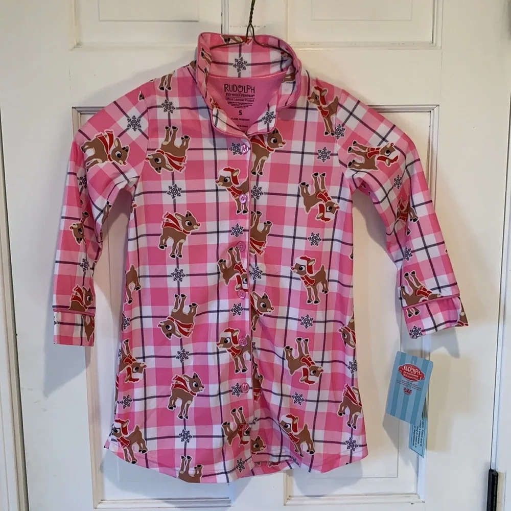 New Rudolph the Red Nose‎ Reindeer Nightshirt Small