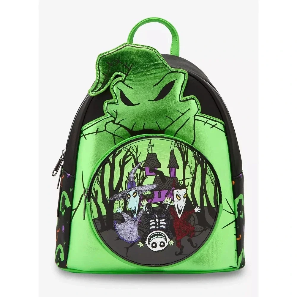 Loungefly Disney The‎ Nightmare Before Christmas Oogie Boogie Metallic Backpack