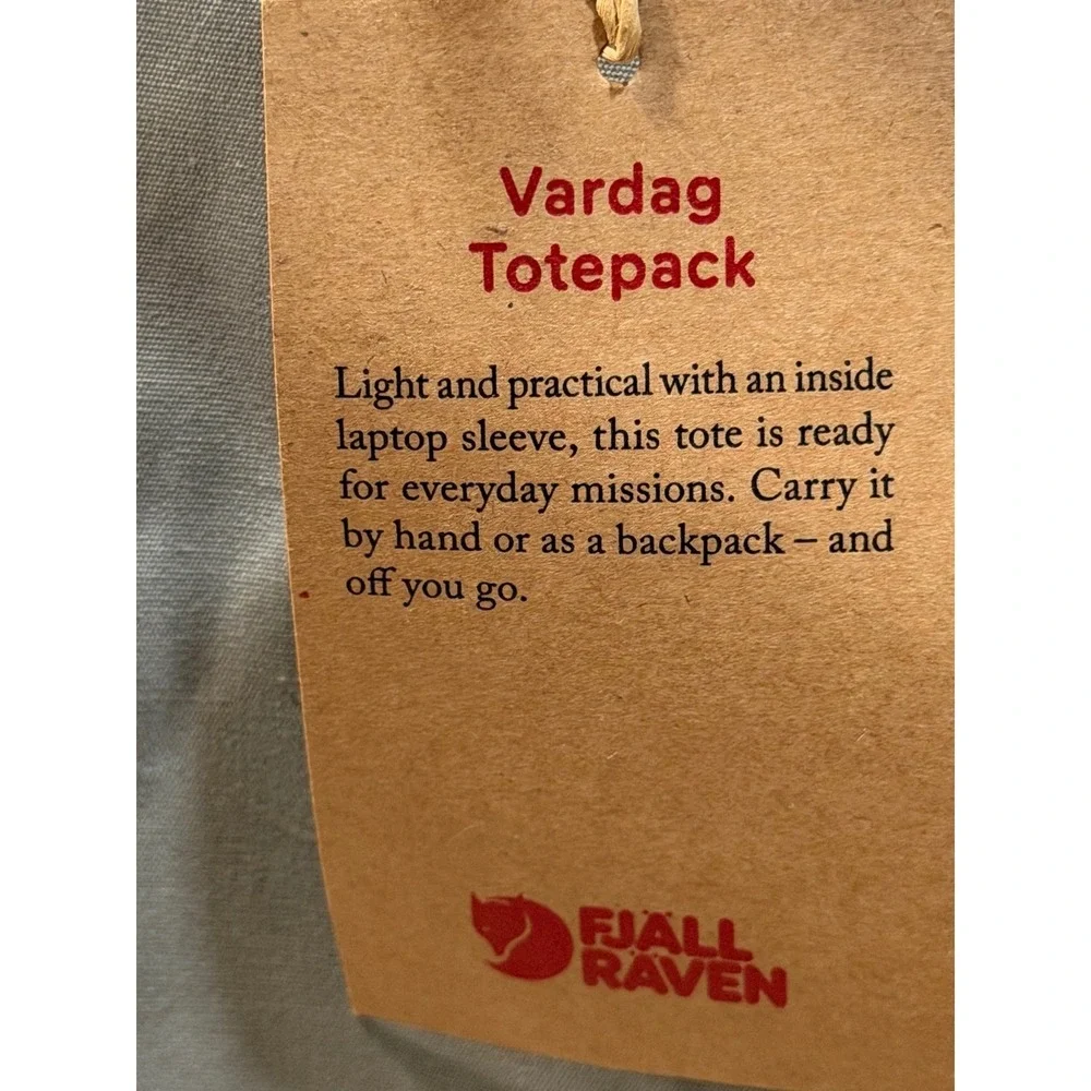 Fjallraven vardag totepack