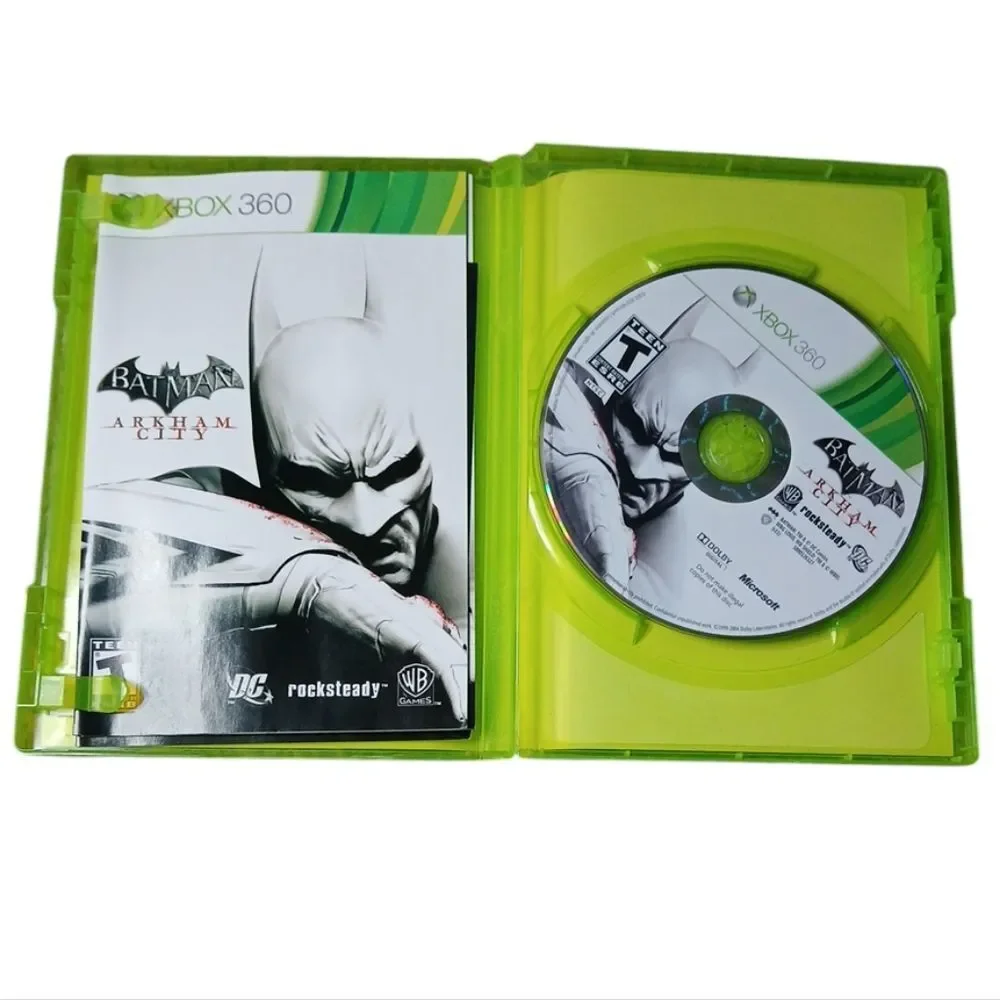 Batman Arkham Asylum & City Microsoft‎ Xbox 360 Lot Of 2 CIB Games/Not Tested
