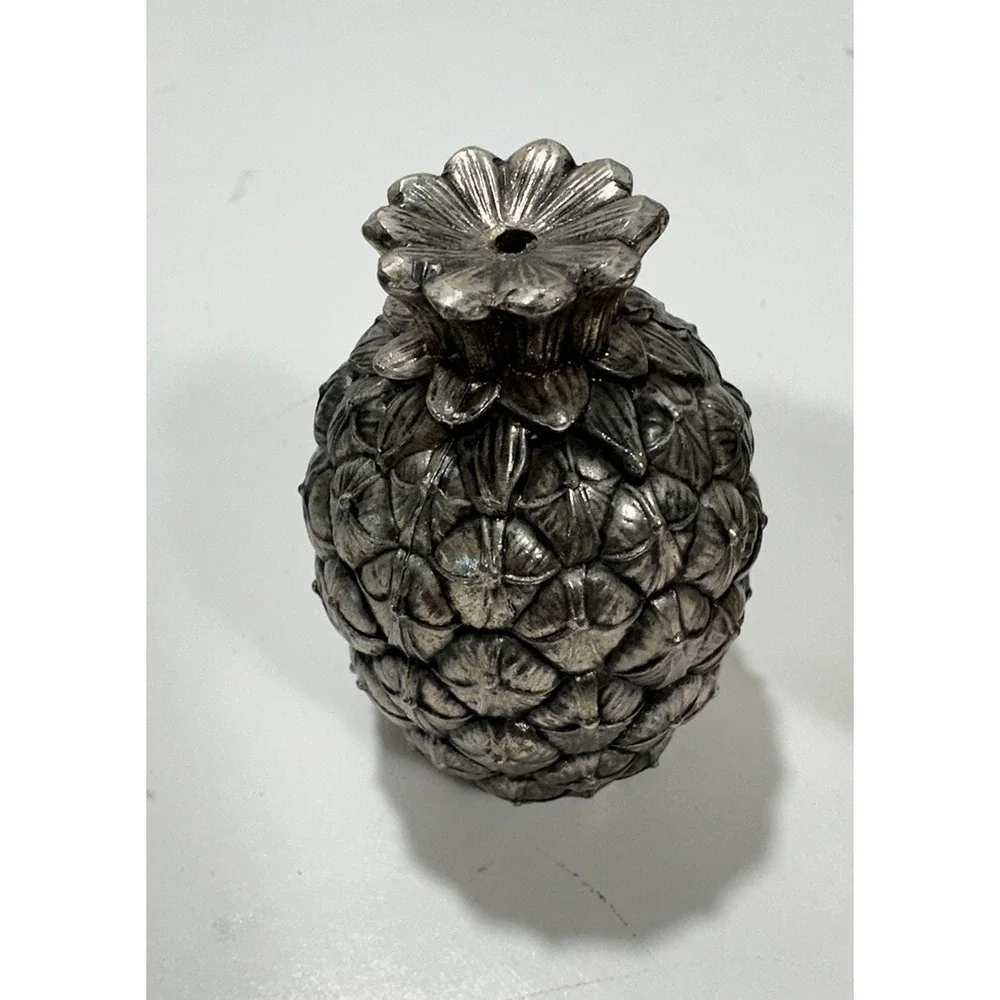 Vintage Italian Silver-Plate Pineapple Salt & Pepper‎ Shakers