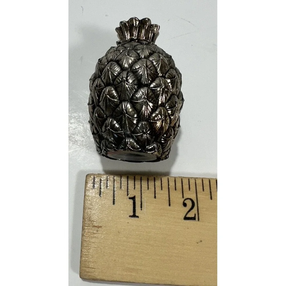 Vintage Italian Silver-Plate Pineapple Salt & Pepper‎ Shakers