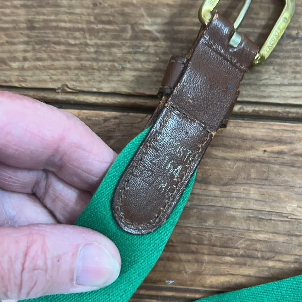 Lacoste 1980s leather