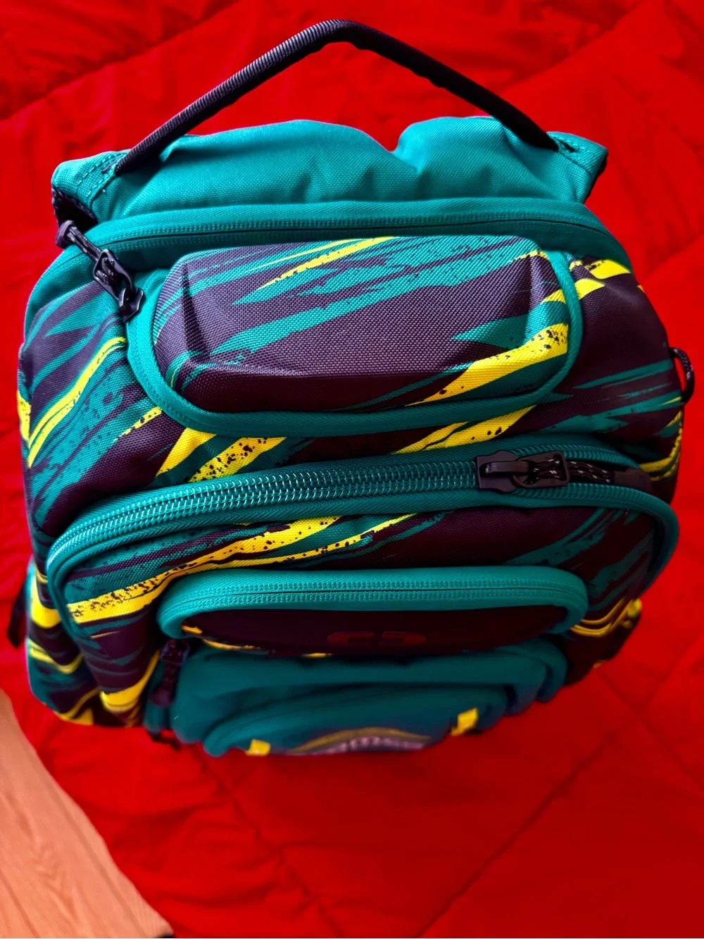 Aston Martin green backpack