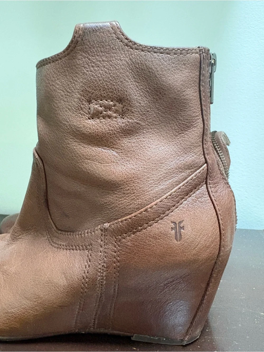 Frye soft cognac