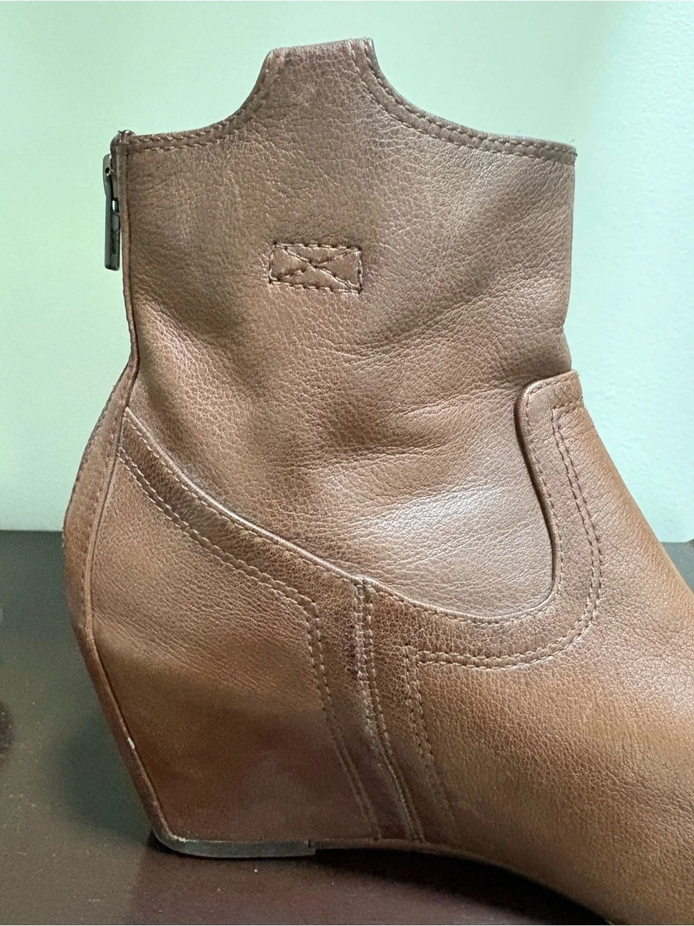 Frye soft cognac