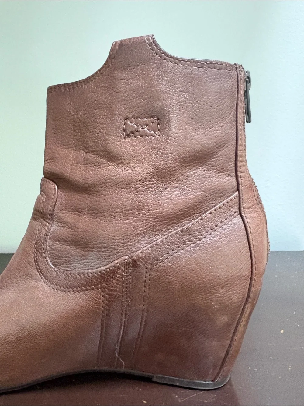 Frye soft cognac