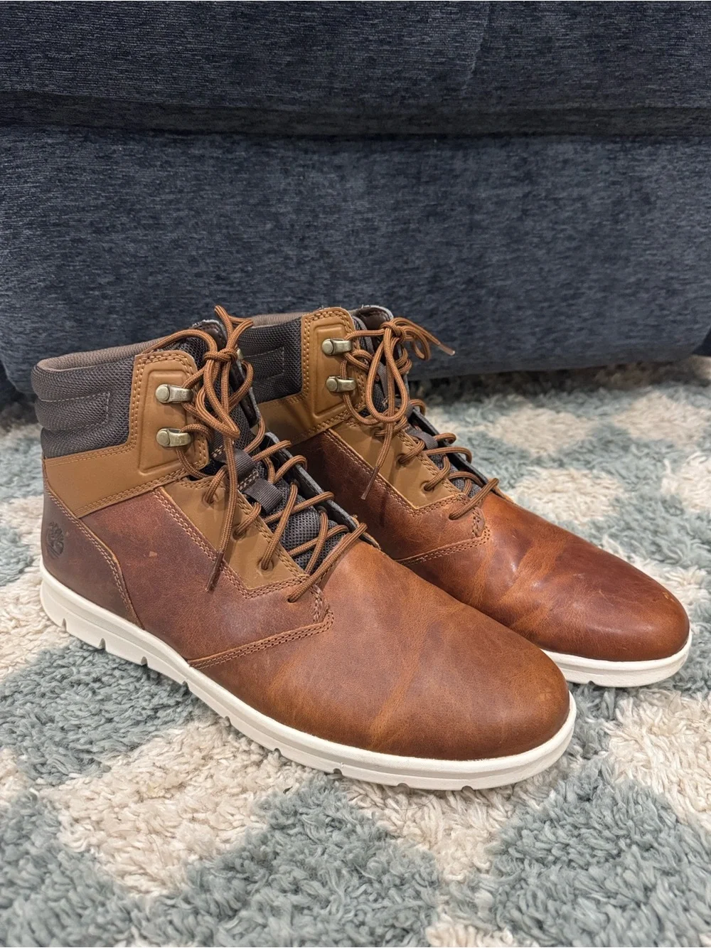 Men’s Timberland Graydon brown leather sneaker boot size 11