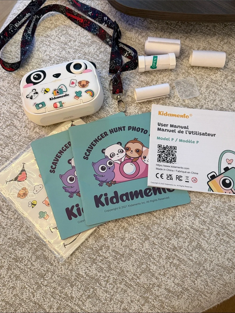Kiimento Panda Print/ Digital Camera — White Panda Design