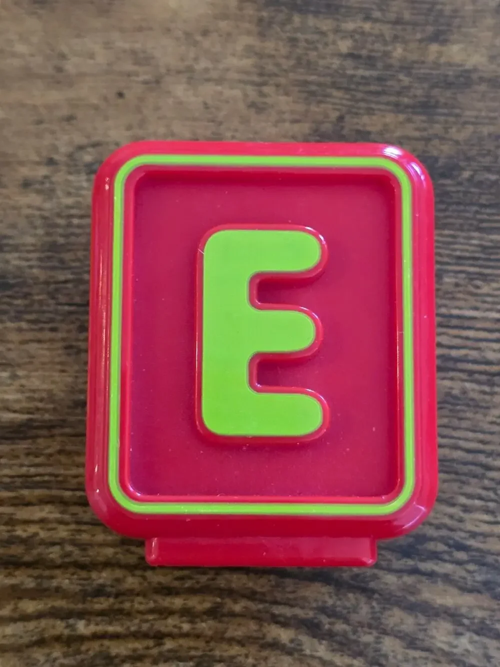 Vtech Alphabet Blocks Sit to Stand Train Replacement Block E Egg Red
