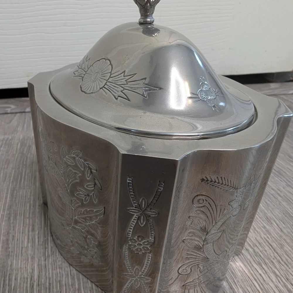 Vintage ornate silver