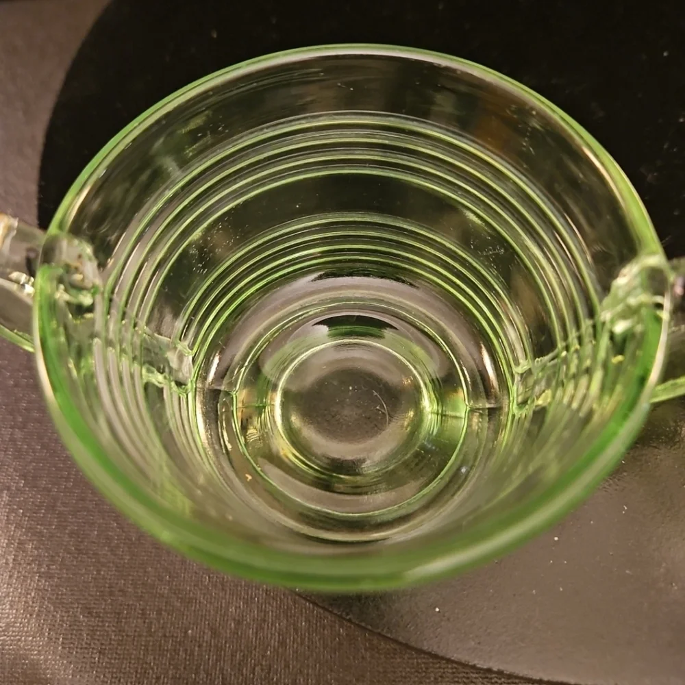 Uranium Green Glass this vintage