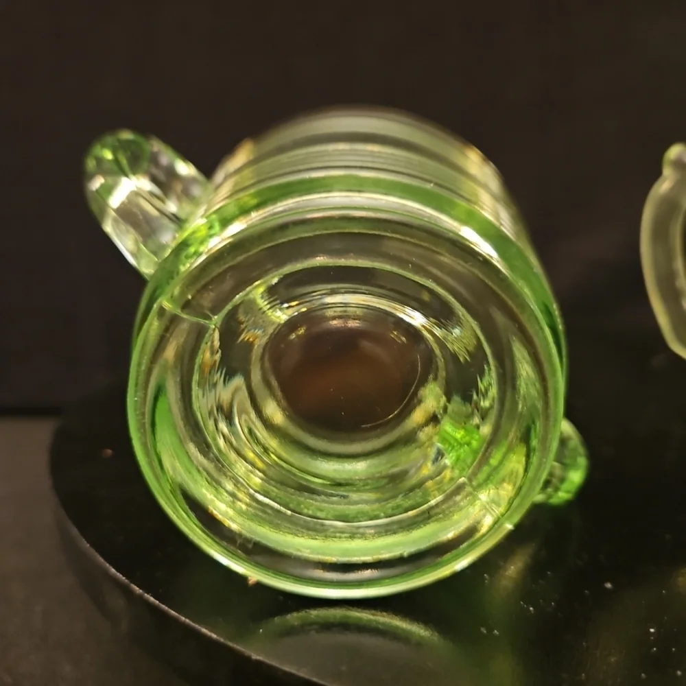 Uranium Green Glass this vintage