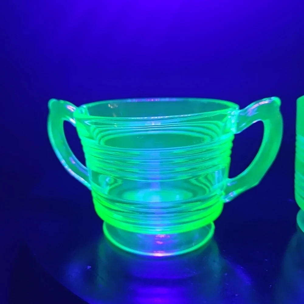 Uranium Green Glass this vintage