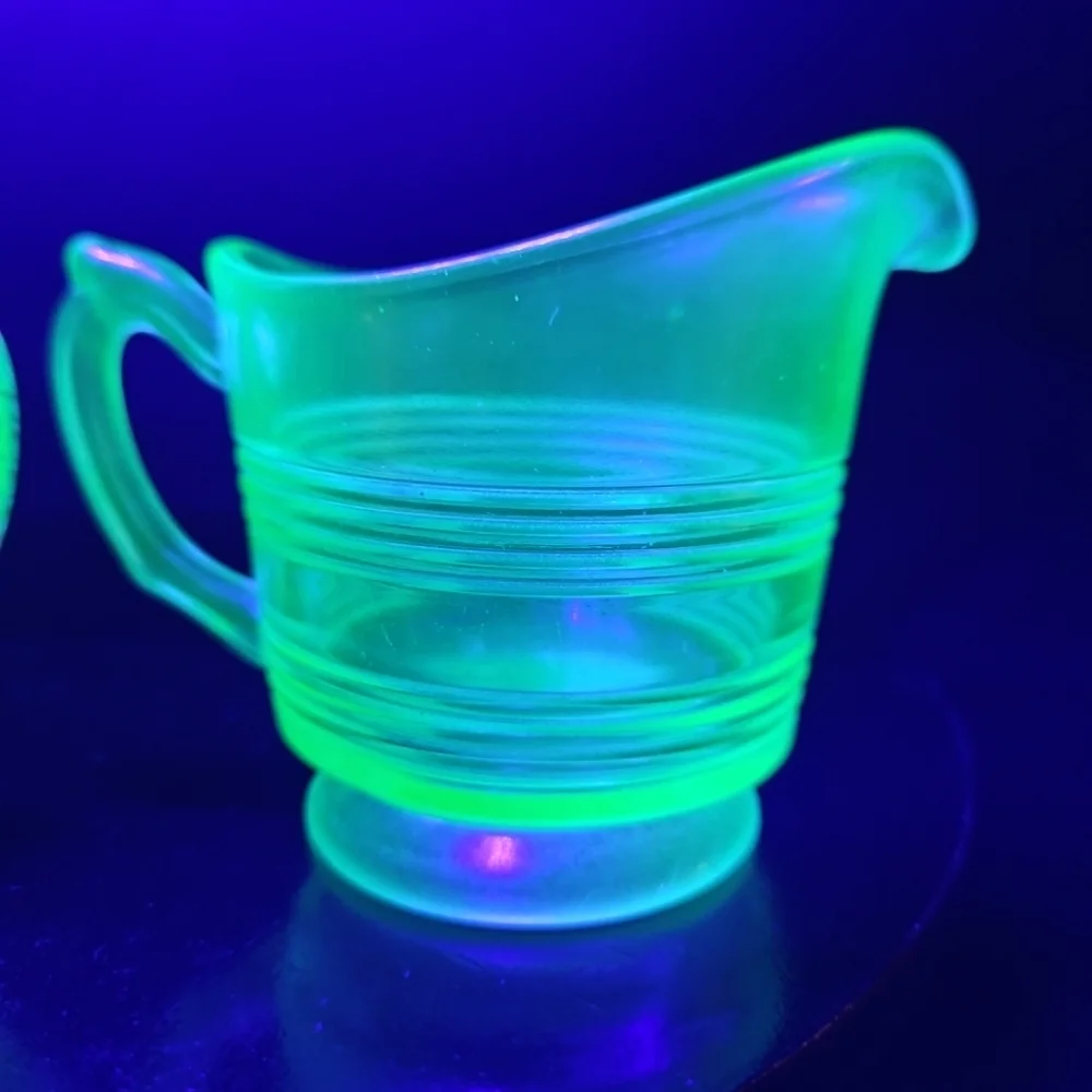 Uranium Green Glass this vintage