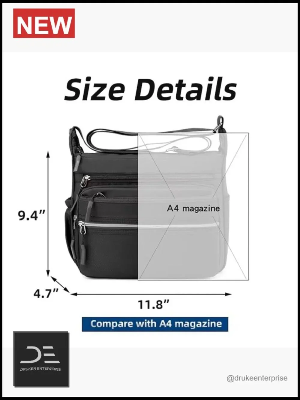 N/A messenger bag