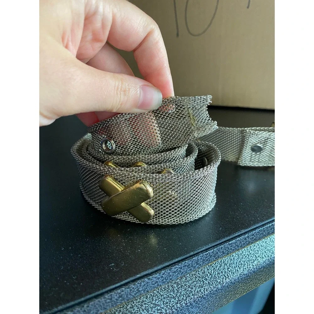 Vintage mesh belt