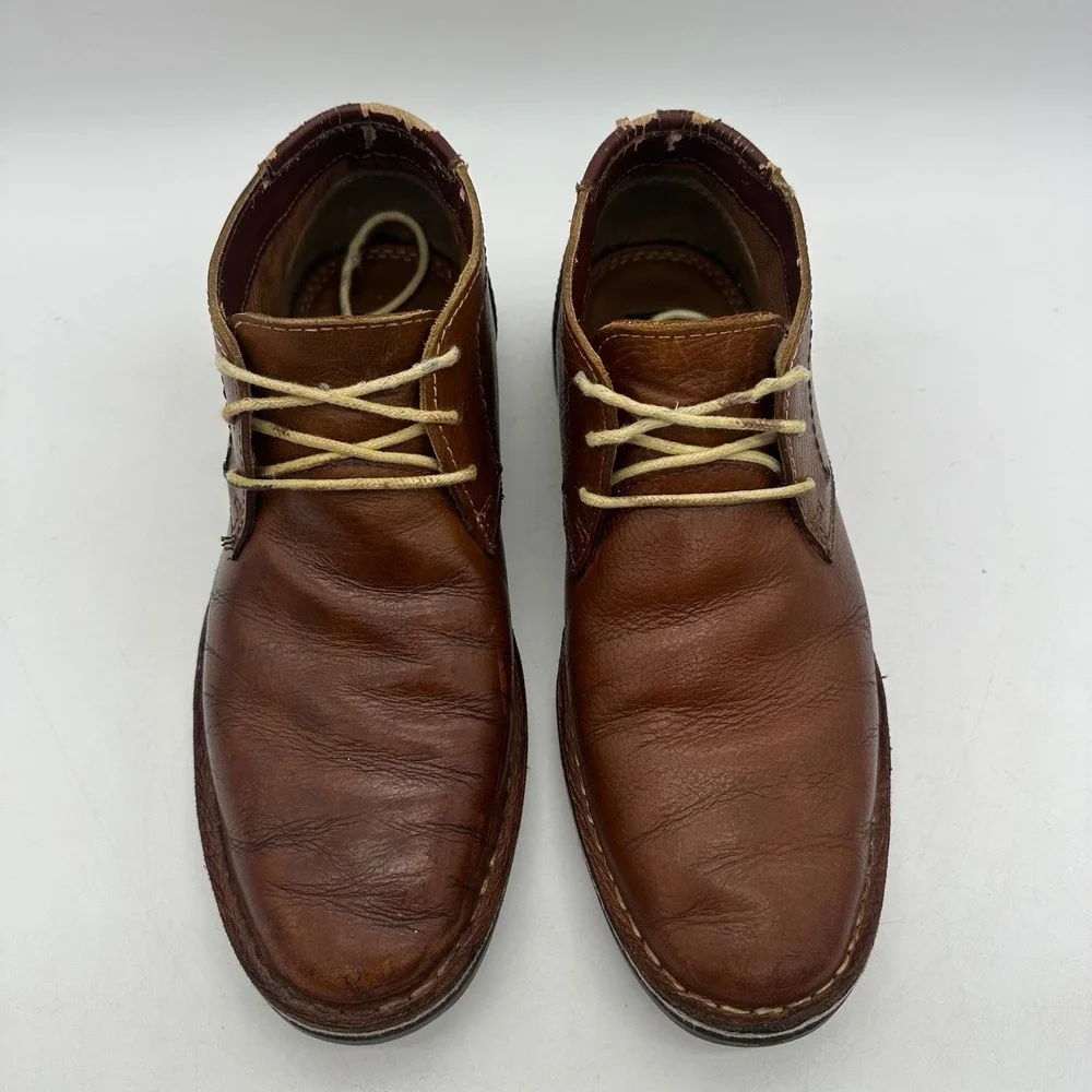 Kenneth‎ Cole Reaction Desert Sun Mens Size 9M Brown Leather Chukka Boots